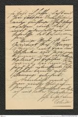 Nachlass Franz Steindachner, Brief von Johann Schild an Franz Steindachner (27.09.1905), Inv.Nr. 449.11, Seite 4